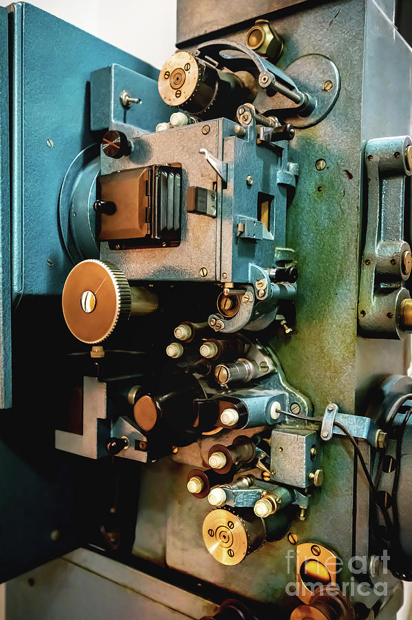 Old cinematographic analogue machinery Photograph by Michal Bednarek