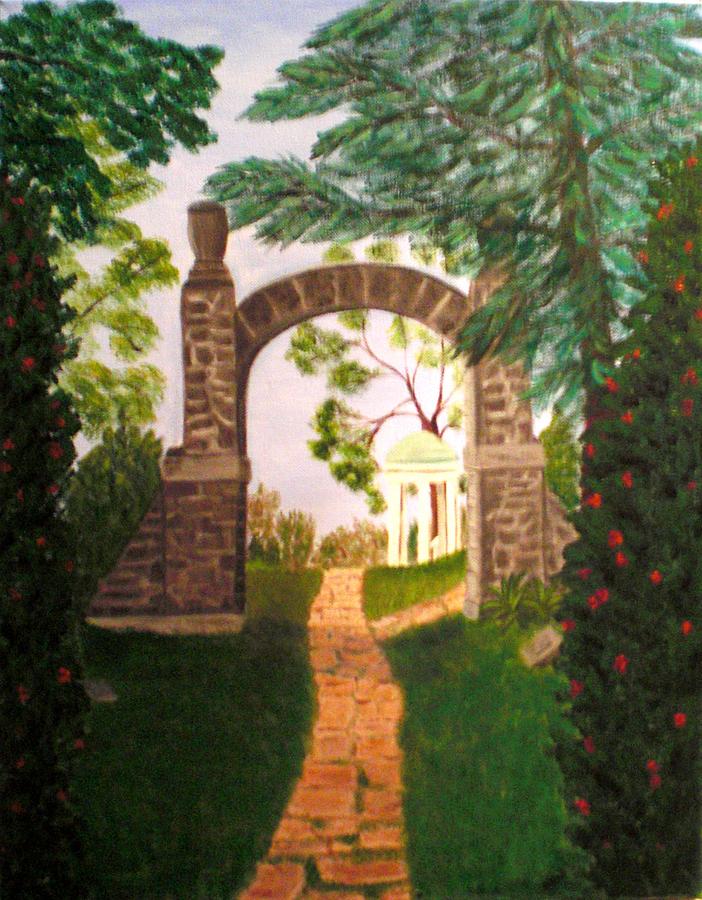 Old City Cemetery Painting by Nancy Sisco