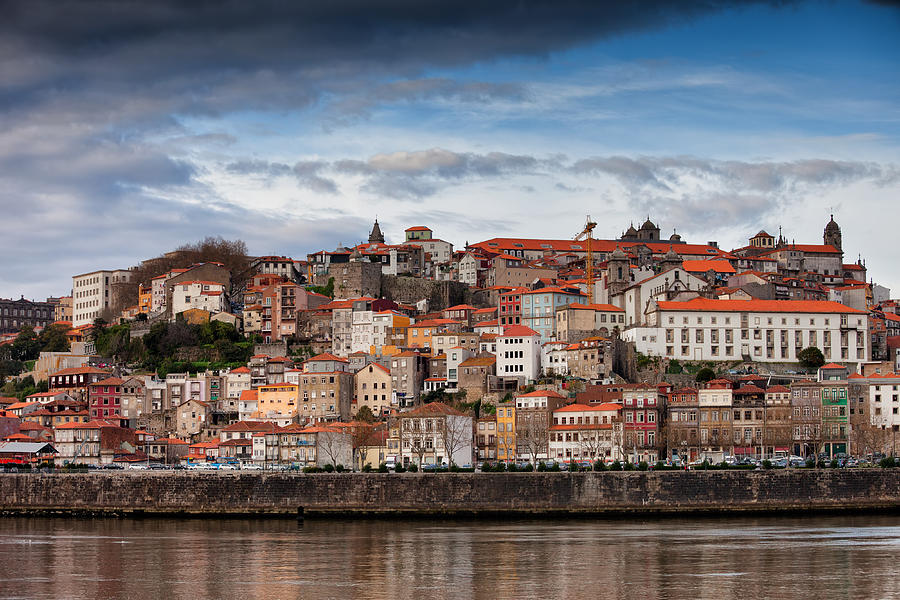 Old City of Porto River View in Portugal Photograph by Artur Bogacki