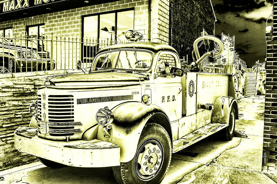 Old  Classic PDF Truck Photograph by Gerald Kloss