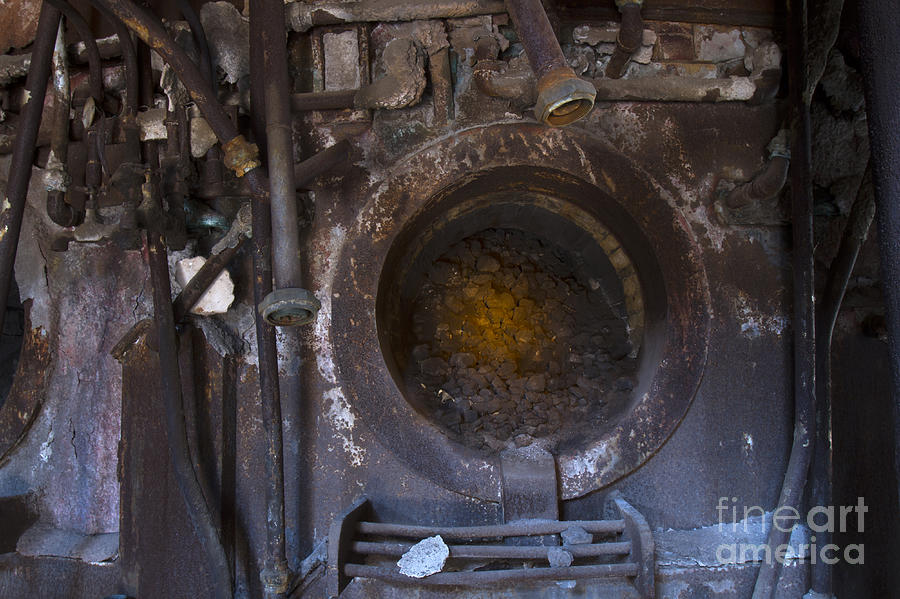 Old coal blast furnace Photograph by Karen Foley