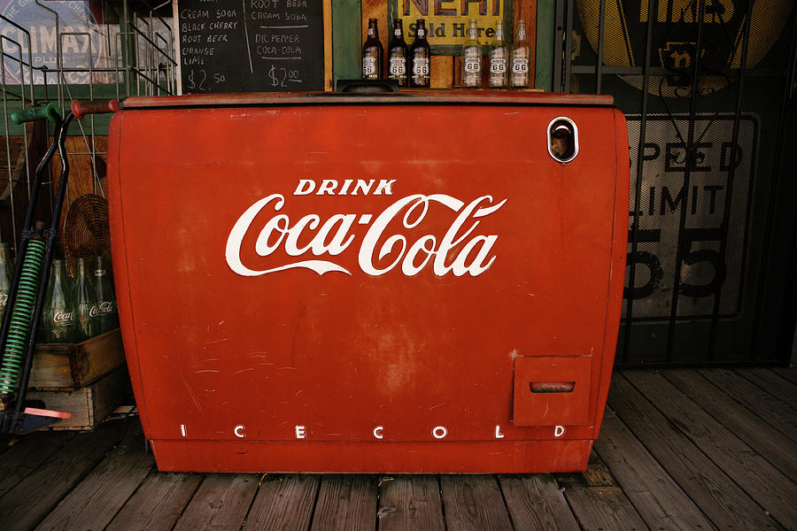 Old Coca-Cola Chest Photograph by Marilyn Hunt