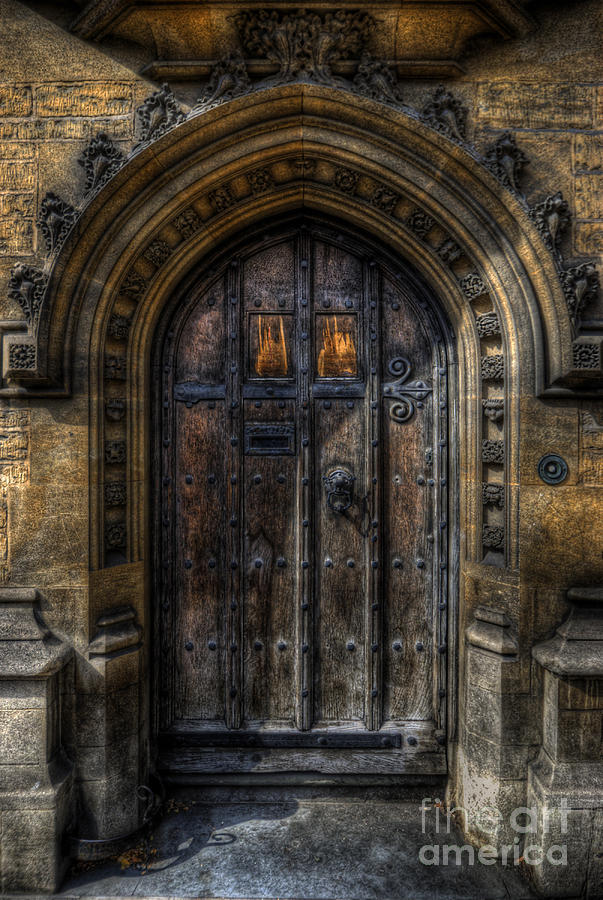Old College Door - Oxford Photograph by Yhun Suarez