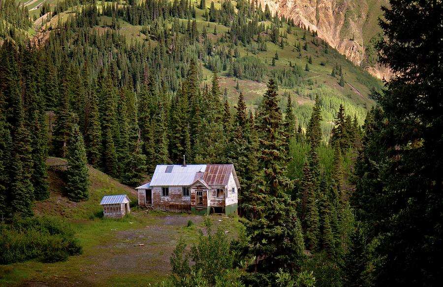Colorado Photograph - Old Colorado Mining House by Linda Unger