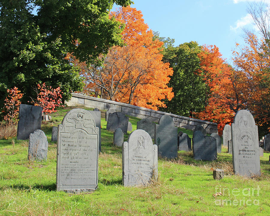 Old Concord Cemetery Photograph by Cheryl Del Toro