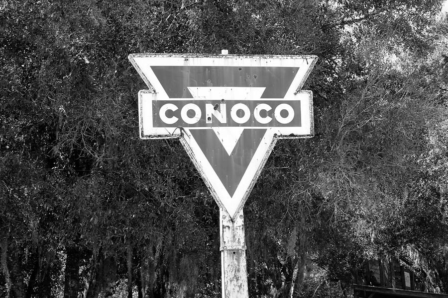 Old Conoco Sign Photograph by Robert Wilder Jr