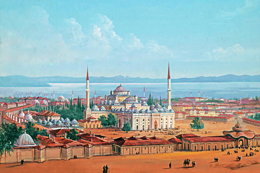 Old Constantinople Painting by Munir Alawi | Fine Art America