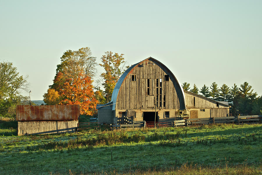 Old Country Barn_9302 Photograph by Michael Peychich