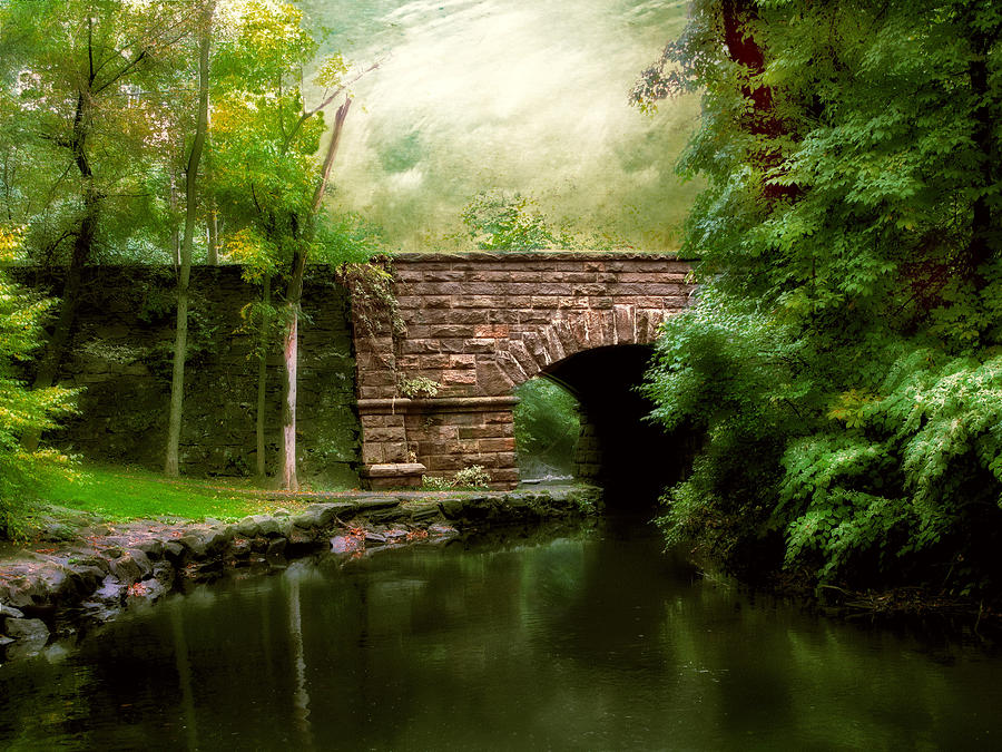 Nature Photograph - Old Country Bridge by Jessica Jenney