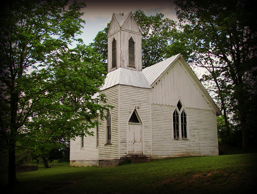 Country Church Photograph - Old Country Church by Beverly Canterbury