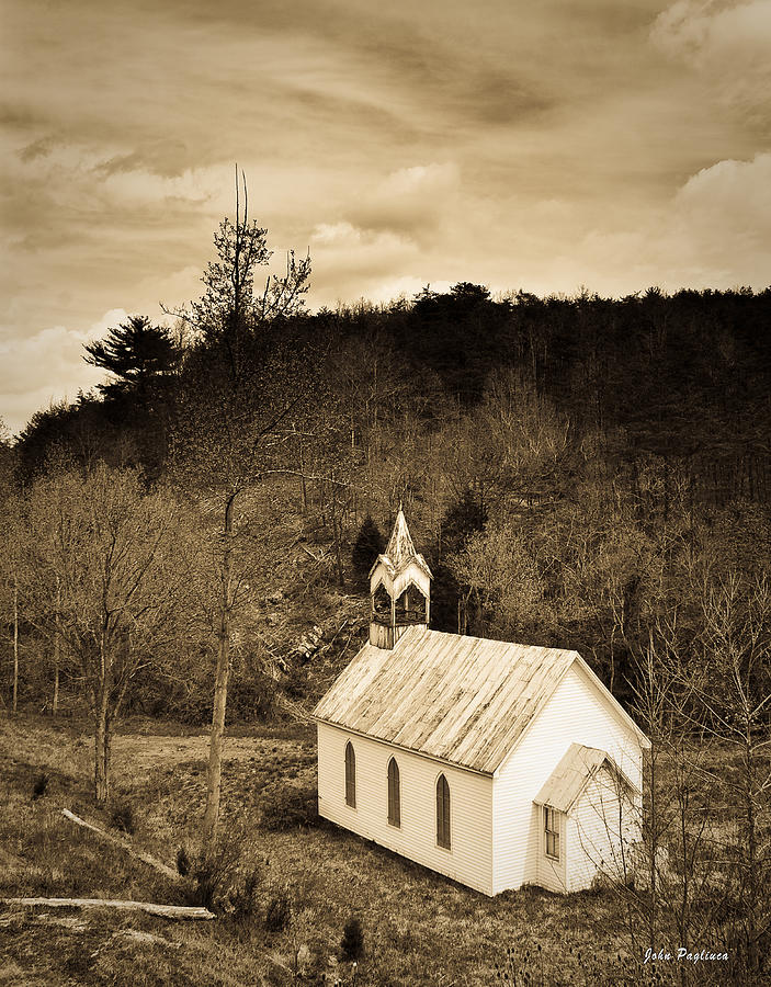 Old Country Church Photograph by John Pagliuca