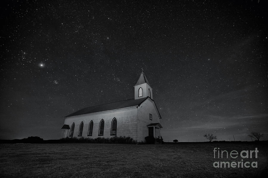 Southwest Landscape Photograph - Old country Church by Keith Kapple