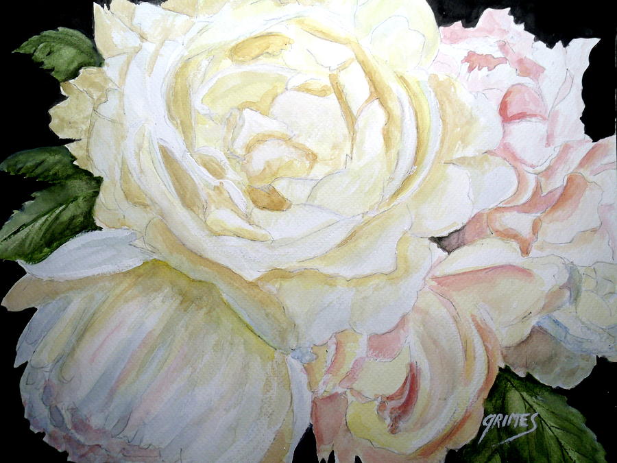 Old Country Roses Painting by Carol Grimes