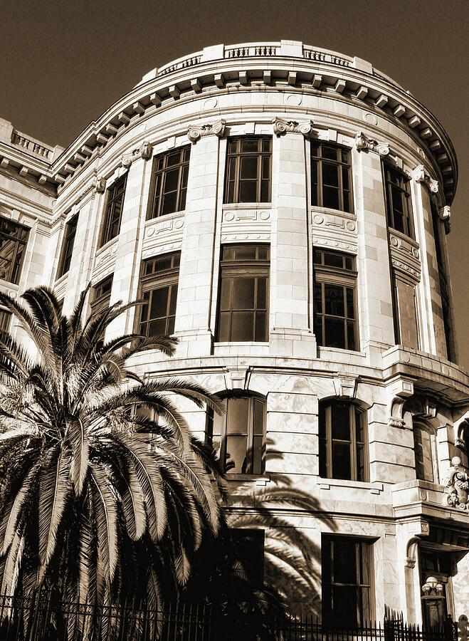 New Orleans Photograph - Old Courthouse New Orleans Sepia by Judy Vincent
