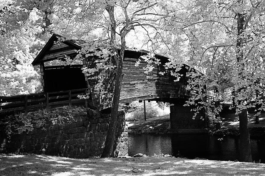 Old Covered Bridge -1 Photograph by Alan Hausenflock