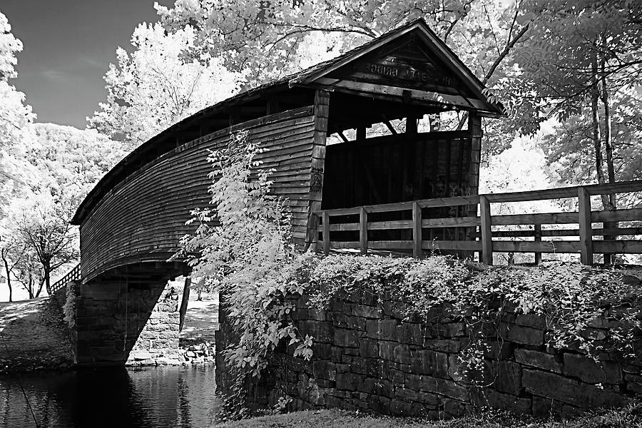 Old Covered Bridge -2 Photograph by Alan Hausenflock