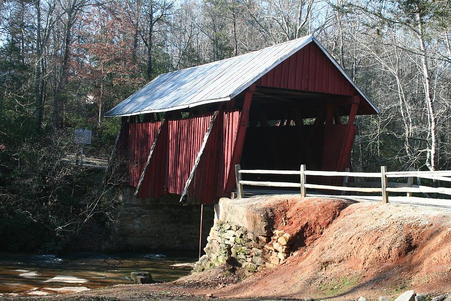 Nature Photograph - Old Covered Bridge by Cathy Harper
