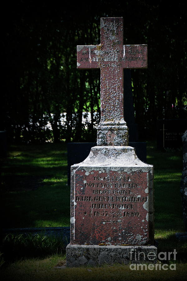 Old cross Photograph by Esko Lindell