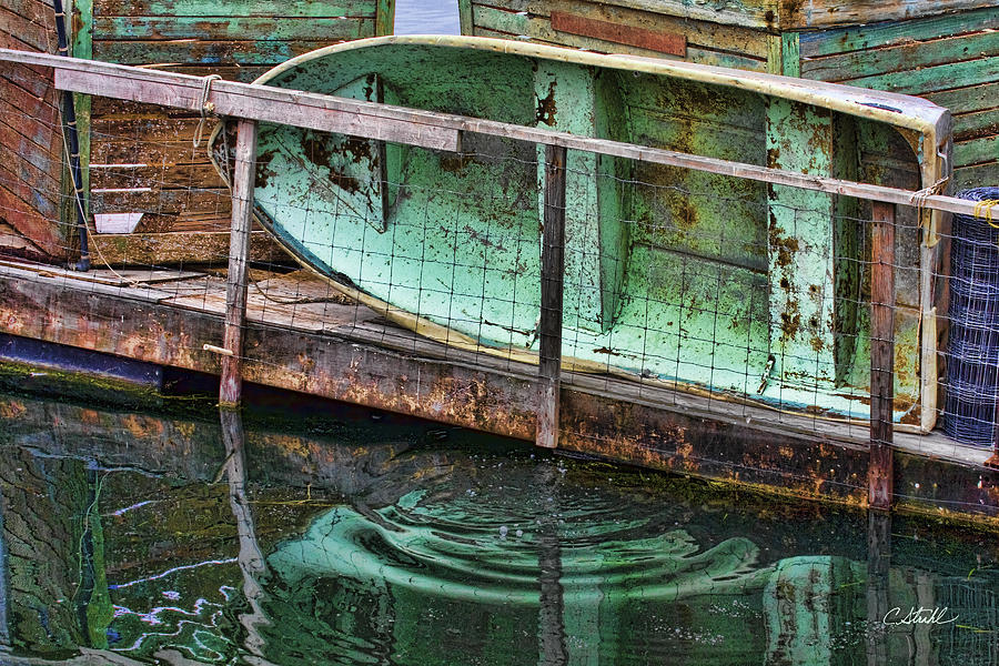 Old Crusty Dinghy Photograph by Cheryl Strahl