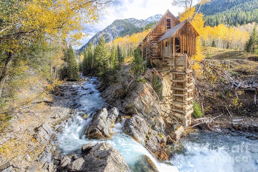 Crystal Mill Photograph - Old Crystal Mill by Roxie Crouch