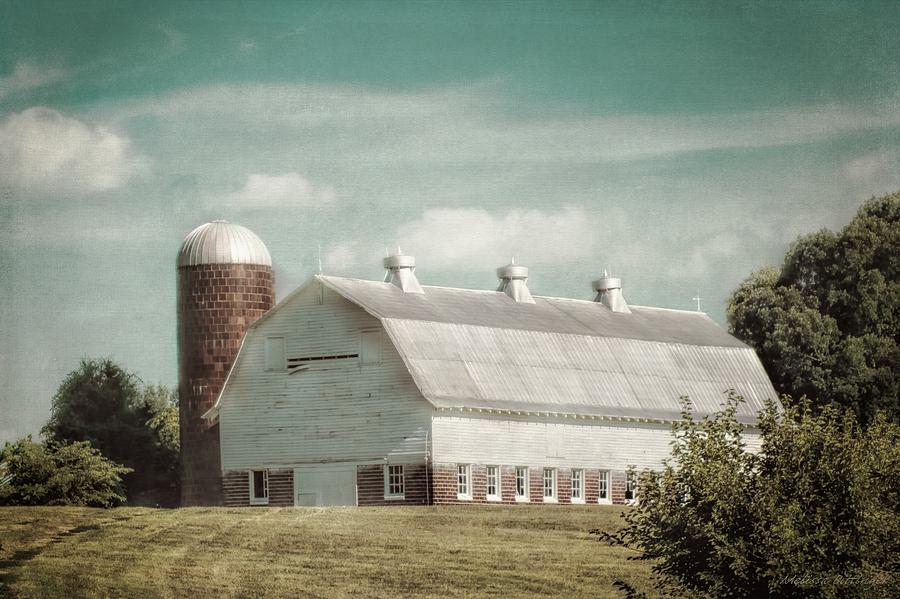 Old Dairy Barn and Silo Photograph by Melissa Bittinger