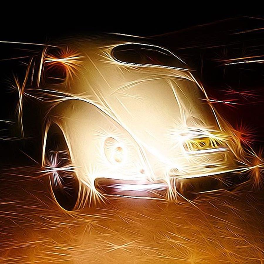 Classic Car Photograph - Old Dead Bug by Eugene Evon