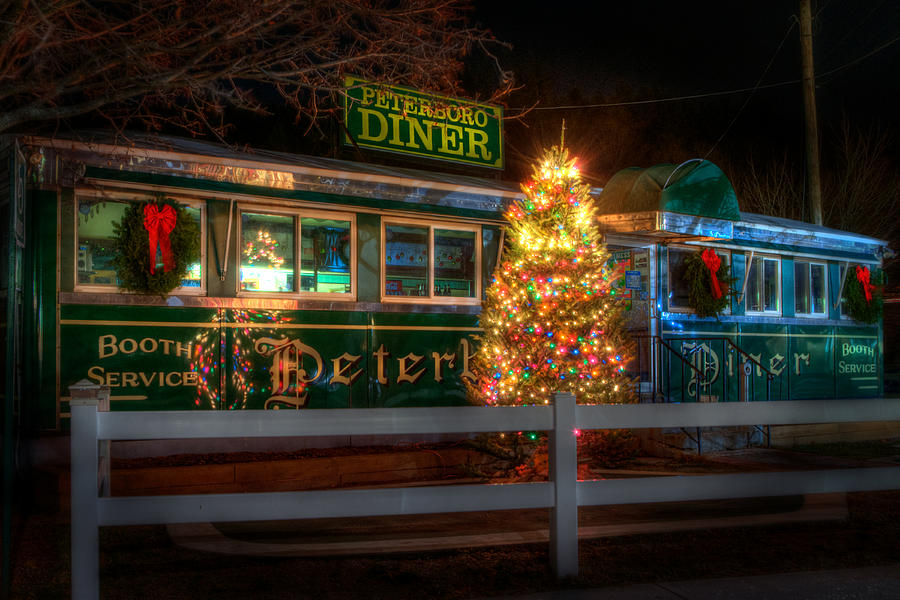 Old Diner Car - Peterboro Diner Photograph by Joann Vitali