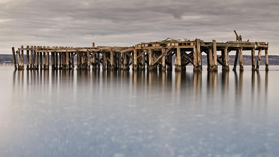 Old Dock Photograph by Tony Locke