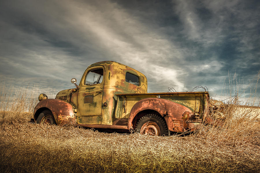 Old Dodge Truck 12 Photograph by Chad Rowe