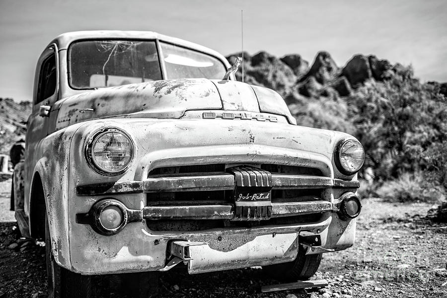 Old Dodge Truck in the desert Photograph by Edward Fielding