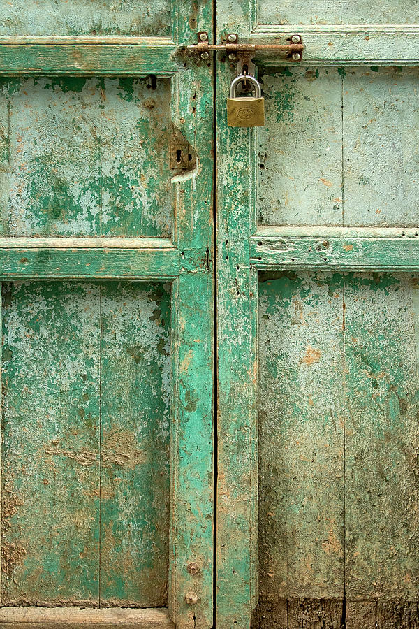 Abstract Photograph - Old Door by Adam Romanowicz