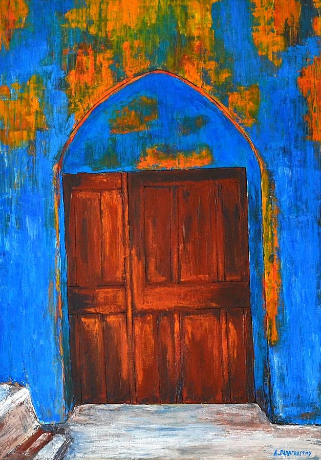 Greek Painting - Old Door by Dimitra Papageorgiou