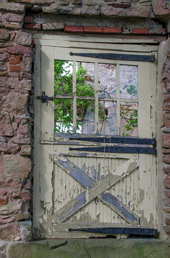 Old Door from Bridgetown Millhouse Bucks County Pa Photograph by Bill Cannon