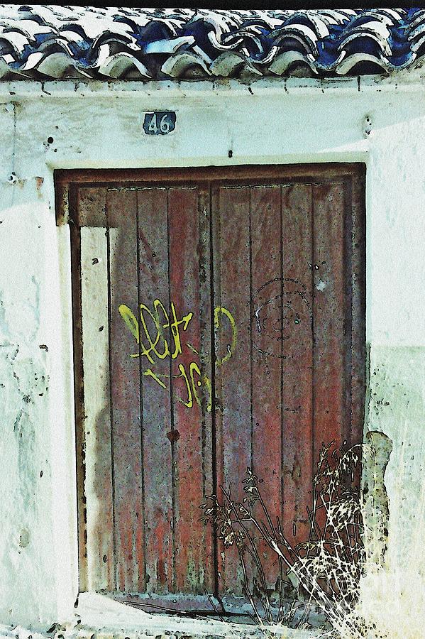 Architecture Photograph - Old Door in Alcantarilla by Sarah Loft