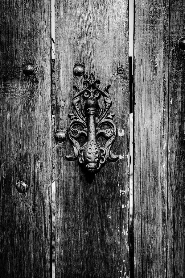 Vintage Photograph - Old Door Knob by Marco Oliveira