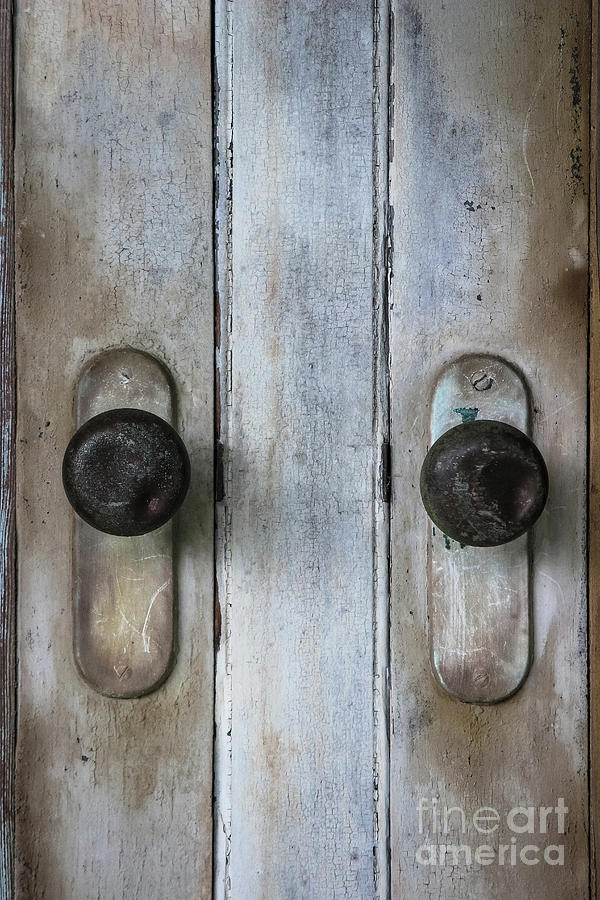 Old Door Knobs Photograph by Colleen Kammerer