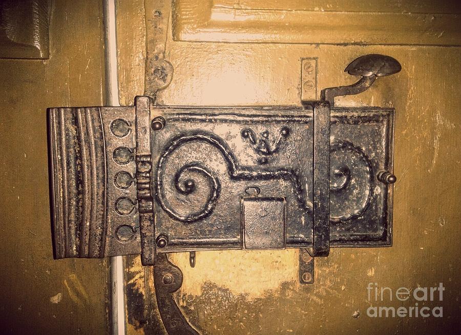 Old Door Lock Photograph by Erika H