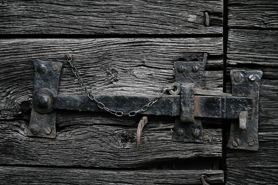 Old Door Lock Digital Art by Julian Perry