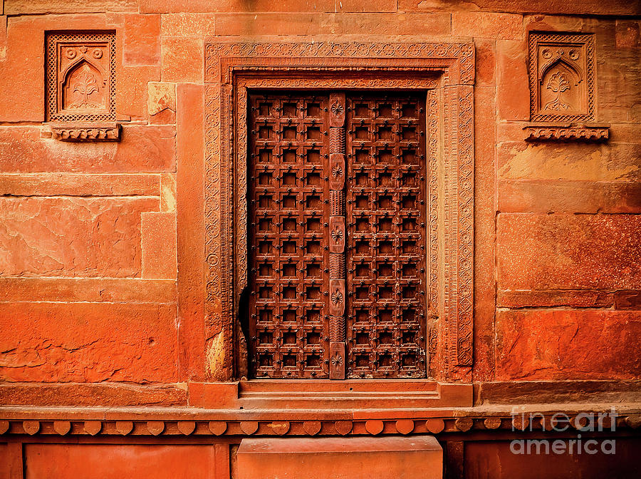 Doors of India - Old Fort Door Photograph by M G Whittingham