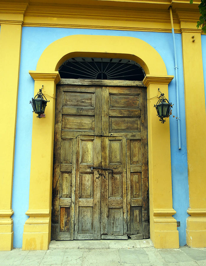 Old Door of El Fuerte Mexico Photograph by Kurt Van Wagner