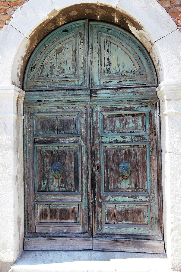 Old Doors With Peeling Paint On The Island Of Murano Photograph by Rick Rosenshein