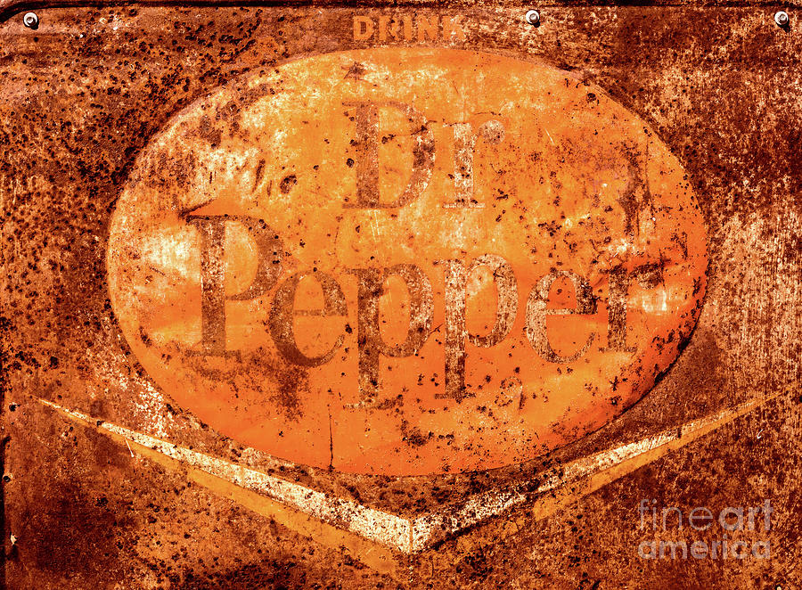 Old Dr Pepper Sign Photograph by M G Whittingham