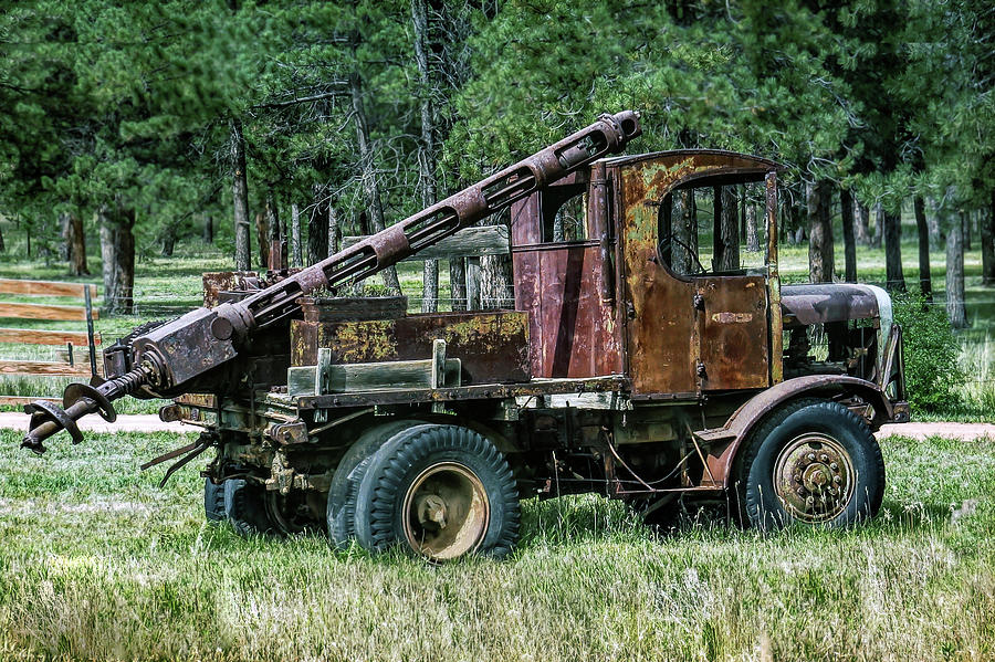Old Drilling Rig Photograph by Dawn Key