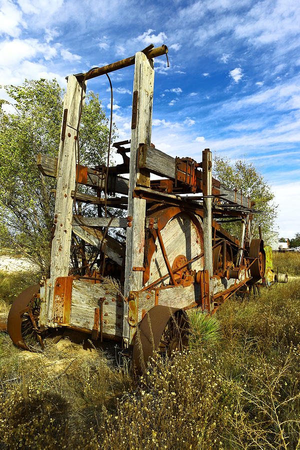 Old Drilling Rig Photograph