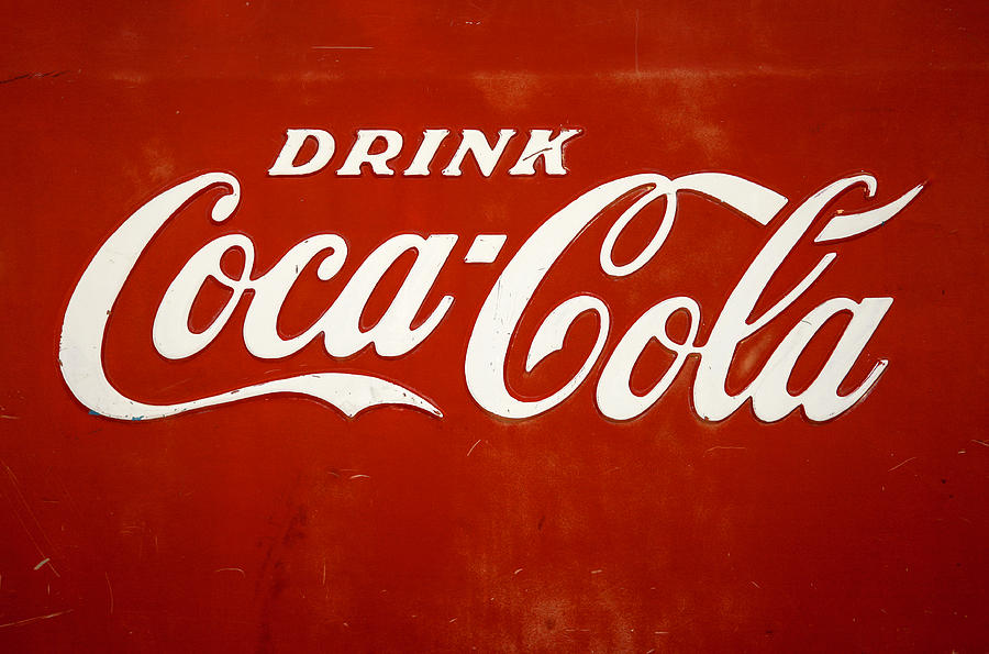 Old Drink Coca-Cola Sign Photograph by Marilyn Hunt
