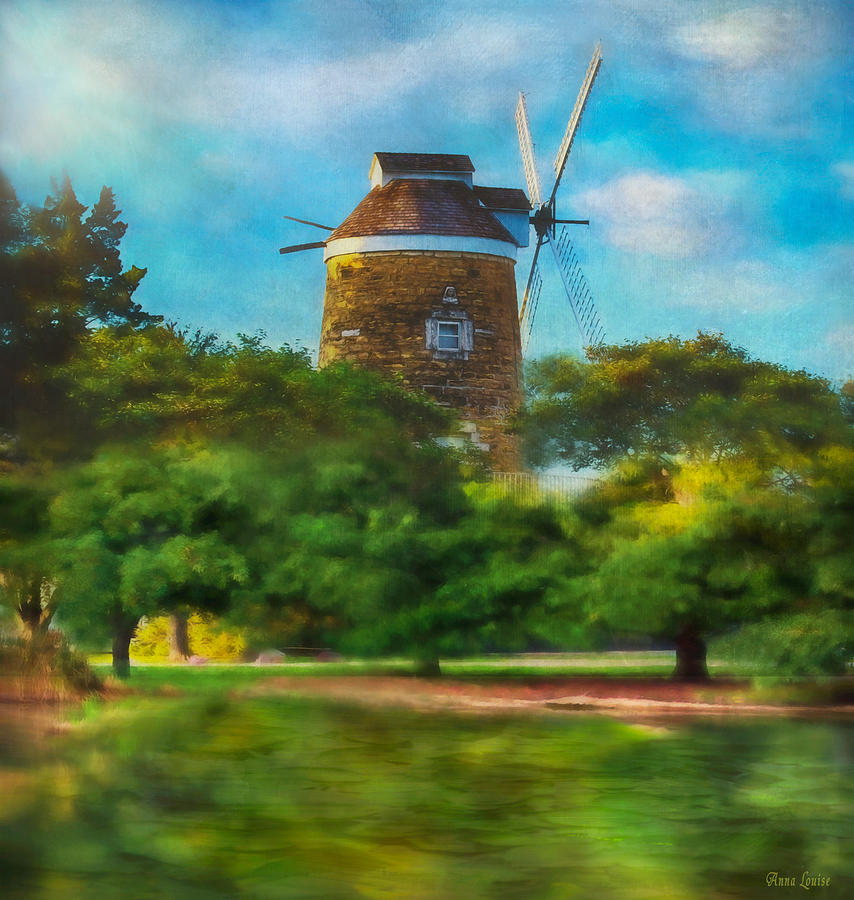 Old Dutch Windmill Photograph by Anna Louise