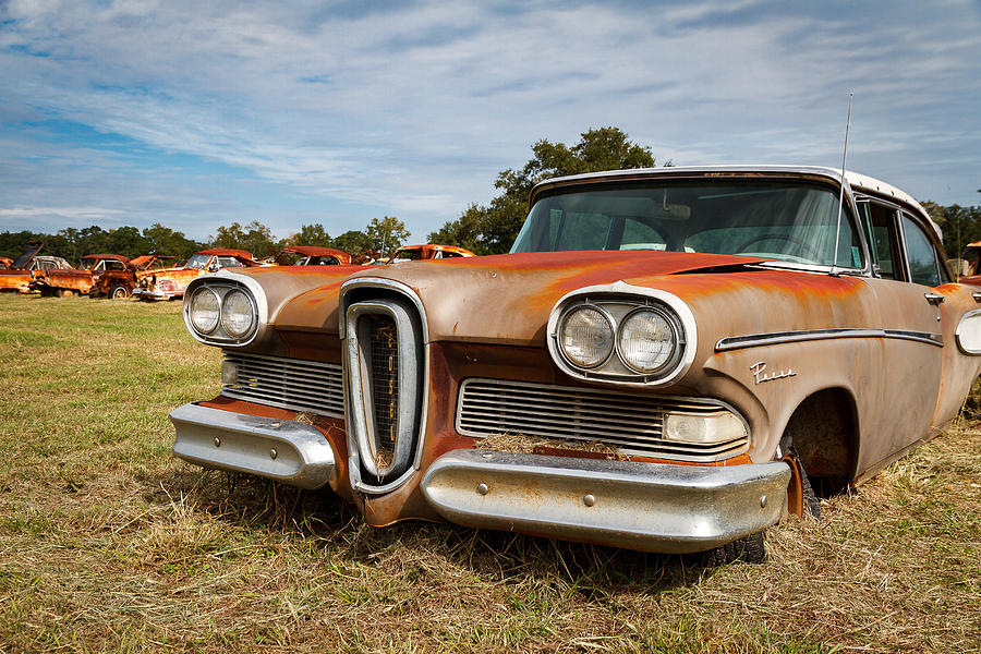 Old Edsel Photograph by Tim Stanley