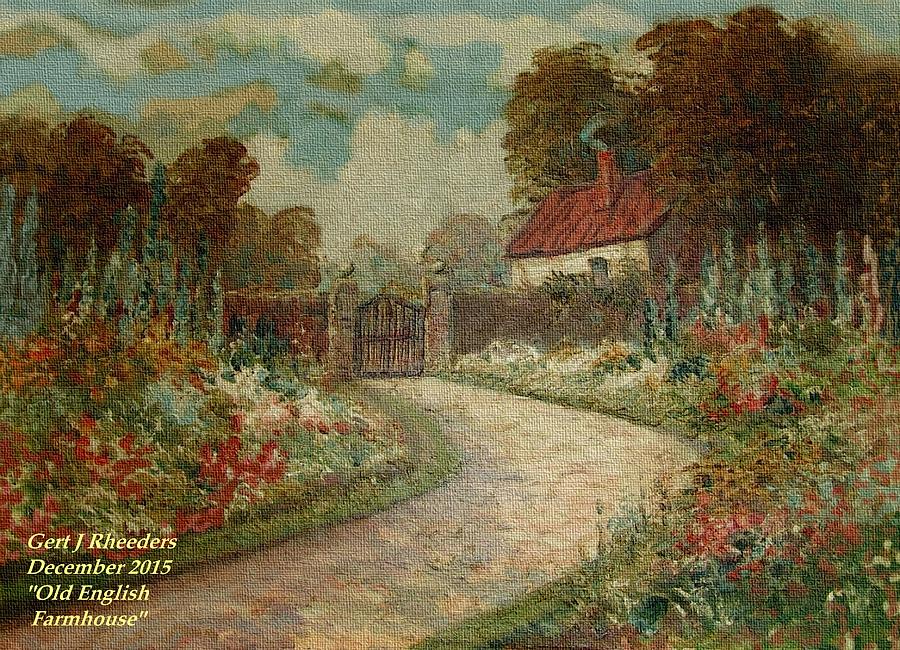 Old English Farmhouse H A Painting