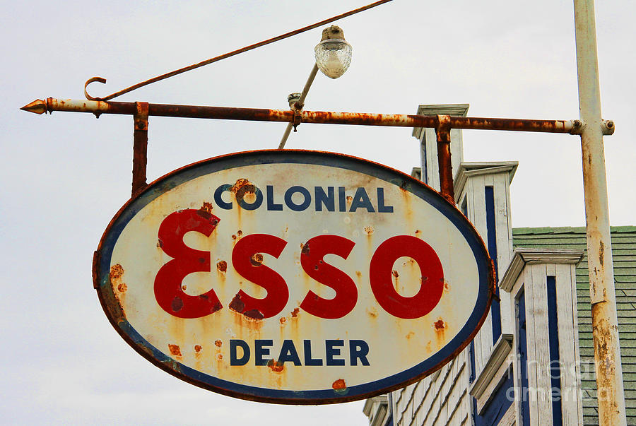 Old Esso Sign  3840 Photograph by Jack Schultz