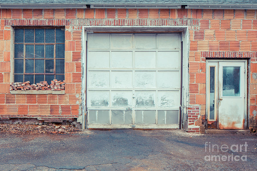 Old Factory Doors and Windows Newport New Hampshire Photograph by Edward Fielding